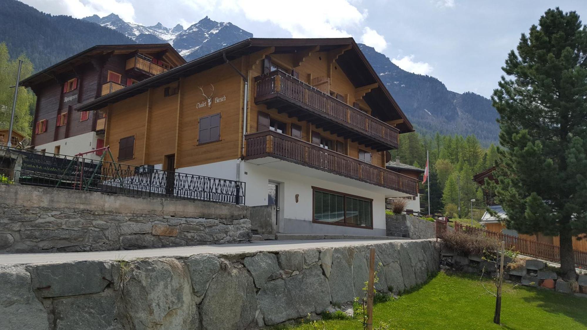 Chalet Hirsch Grachen Exterior photo